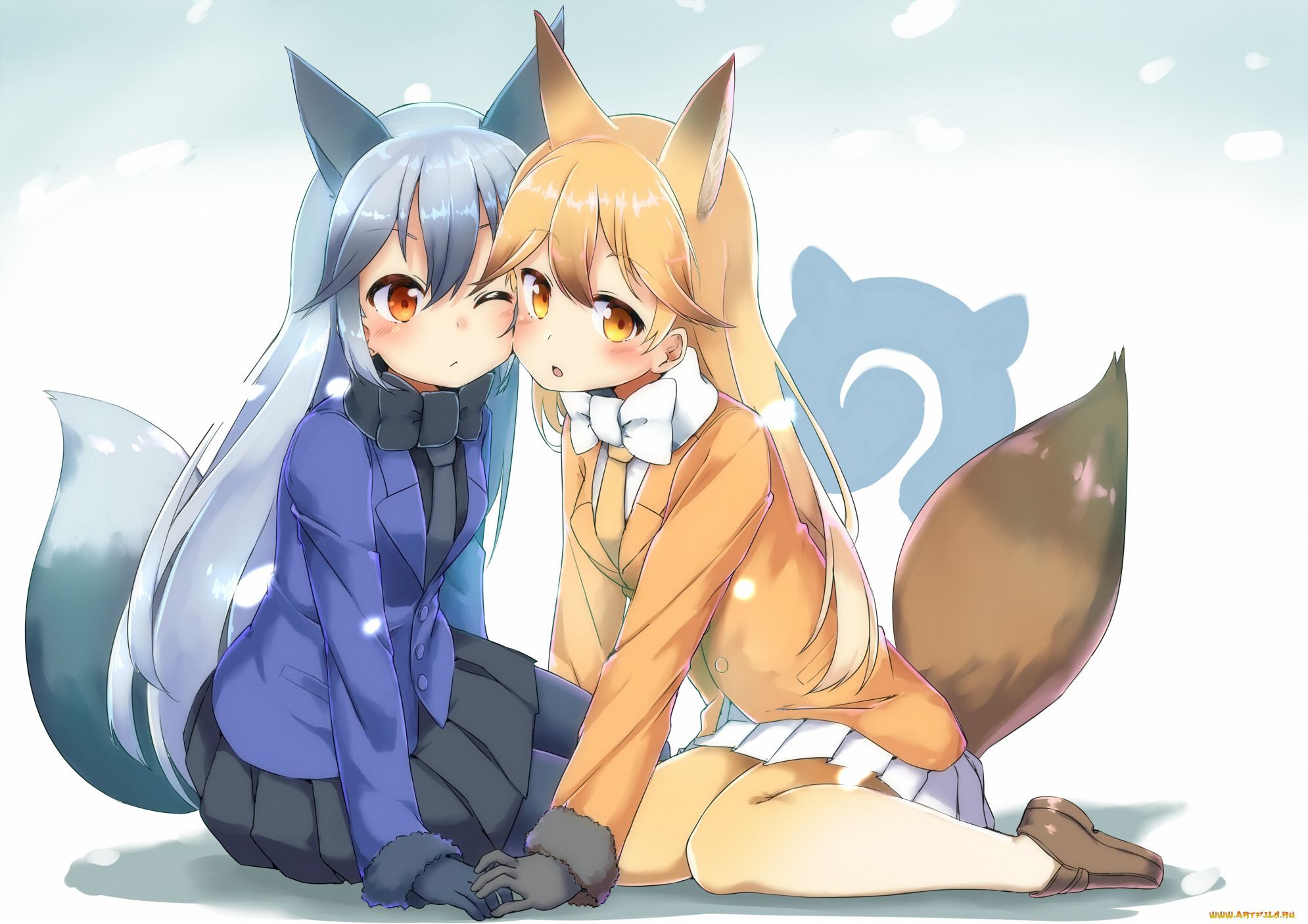 аниме, kemono friends, kemono, friends.